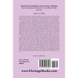 History of Summers County, West Virginia From the Earliest Settlement to the Present Time, Volume 2 back cover