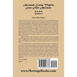 Accomack County, Virginia Court Order Abstracts, Volume 5: 1676-1678 back cover