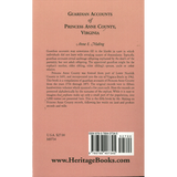 Guardian Accounts of Princess Anne County, Virginia back cover