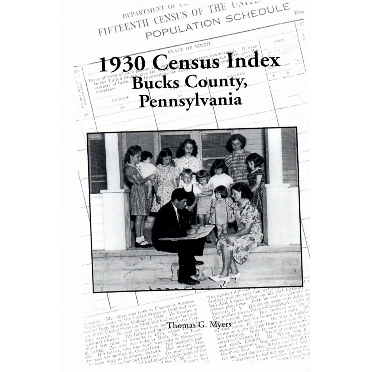 1930 Census Index: Bucks County, Pennsylvania