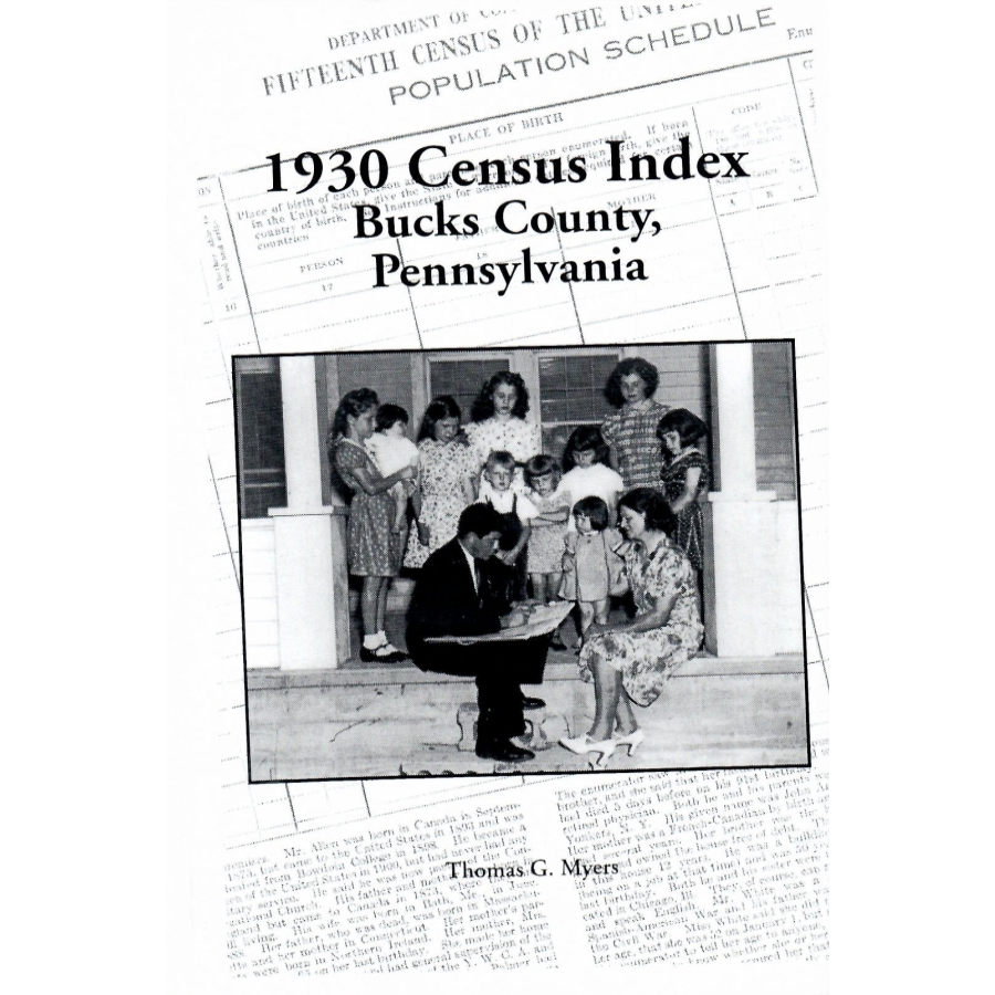 1930 Census Index: Bucks County, Pennsylvania