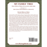 My Family Tree: Grace McLean Moses, Genealogist (1908-1996), Descendant of John Lewis, Welsh Emigrant (1592-1657) back cover