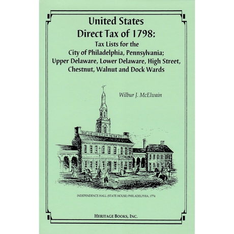 United States Direct Tax 1798: Tax Lists for the City of Philadelphia, Pennsylvania