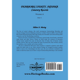 Dearborn County, Indiana, Cemetery Records, Volume A, Part 1: Lawrenceburg Township back cover