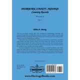 Dearborn County, Indiana, Cemetery Records, Volume A, Part 2: Lawrenceburg Township back cover