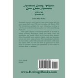 Accomack County, Virginia Court Order Abstracts, Volume 10: 1703-1710 back cover