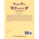 Some Old Families: A Contribution to the Genealogical History of Scotland, with an Appendix of Illustrative Documents back cover