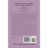 Accomack County, Virginia Court Order Abstracts, Volumes 12 and 13: 1714-1719 back cover