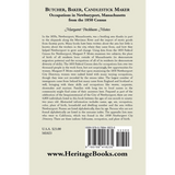 Butcher, Baker, Candlestick Maker; Occupations in Newburyport, Massachusetts from the 1850 Census back cover