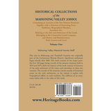 Historical Collections of the Mahoning Valley [Ohio] back cover