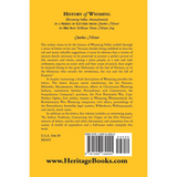 History of Wyoming [Valley, Pennsylvania] in a Series of Letters from Charles Minor to His Son William Penn Miner, Esq. back cover