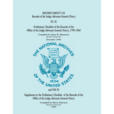 Preliminary Checklist 32 and Supplement to Preliminary Checklist 32 of the Records of the Office of the Judge Advocate General (Navy), 1799-1943: Record Group 125