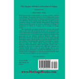 Old Churches, Ministers, and Families of Virginia, Volume 1 back cover