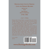 Princess Anne County, Virginia Land and Probate Records Abstracted from Deed Books 8-18 back cover