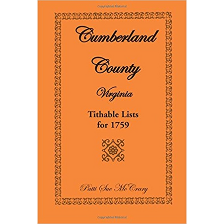 Cumberland County, Virginia Tithable Lists for 1759