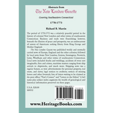 Abstracts from the New London Gazette covering Southeastern Connecticut, 1770-1773 back cover