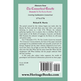 Abstracts from the Connecticut [formerly New London] Gazette covering Southeastern Connecticut, 1774-1776 back cover