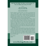 The Way We Were, The History and Genealogy of the Town of Collins: The Civil War Era Volume Two, 1852-1900 back cover