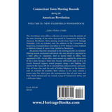 Connecticut Town Meeting Records during the American Revolution: Volume 2, New Fairfield-Woodstock back cover