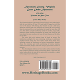 Accomack County, Virginia Court Order Abstracts, Volume 19: 1753-1763, Part II back cover