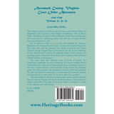 Accomack County, Virginia Court Order Abstracts, Volumes 21, 22, 23, 1765-1769 back cover