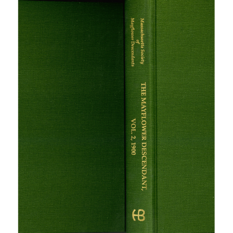 The Mayflower Descendant, Volume 2, 1900 [cloth]