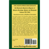 The Mayflower Descendant, Volume 7, 1905 back cover