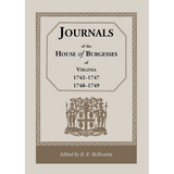 Journals of the House of Burgesses of Virginia, 1742-1747, 1748-1749