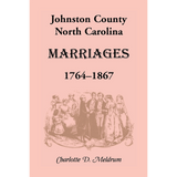 Johnston County, North Carolina Marriages, 1764-1867