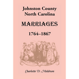Johnston County, North Carolina Marriages, 1764-1867
