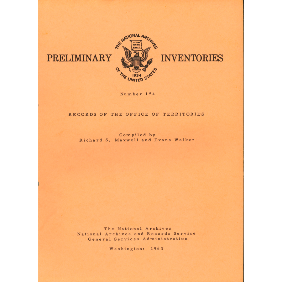 Preliminary Inventory No. 60, Records of the Selected Foreign Service Posts, Record Group 84