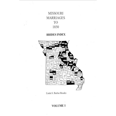 Missouri Marriages to 1850 - Volume 1 Brides index