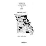 Missouri Marriages to 1850 - Volume 1 Grooms Index