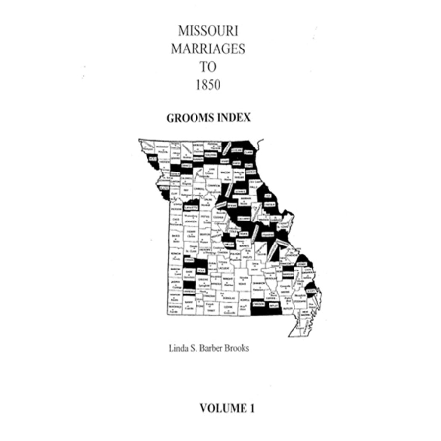 Missouri Marriages to 1850 - Volume 1 Grooms Index