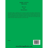 Adair County, Missouri History and Biographies back cover