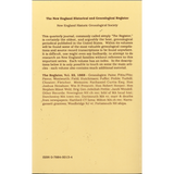 The New England Historical and Genealogical Register, Volume 22, 1868 back cover