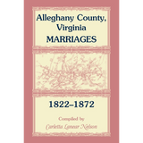 Alleghany County, Virginia, Marriages, 1822-1872