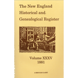 The New England Historical and Genealogical Register, Volume 35, 1881