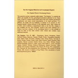 The New England Historical and Genealogical Register, Volume 37, 1883 back cover