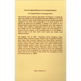 The New England Historical and Genealogical Register, Volume 37, 1883 back cover