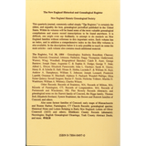 The New England Historical and Genealogical Register, Volume 38, 1884 back cover