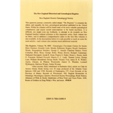 The New England Historical and Genealogical Register, Volume 39, 1885 back cover