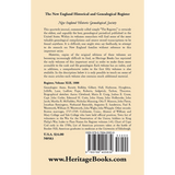 The New England Historical and Genealogical Register, Volume 42, 1888 back cover