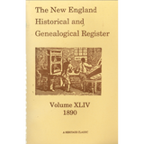 The New England Historical and Genealogical Register, Volume 44, 1890