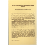 The New England Historical and Genealogical Register, Volume 4, 1850 back cover