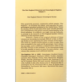 The New England Historical and Genealogical Register, Volume 4, 1850 back cover