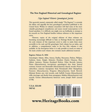 The New England Historical and Genealogical Register, Volume 10, 1856 back cover
