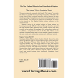 The New England Historical and Genealogical Register, Volume 11, 1857 back cover