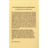 The New England Historical and Genealogical Register, Volume 13, 1859 back cover