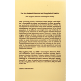 The New England Historical and Genealogical Register, Volume 14, 1860 back cover